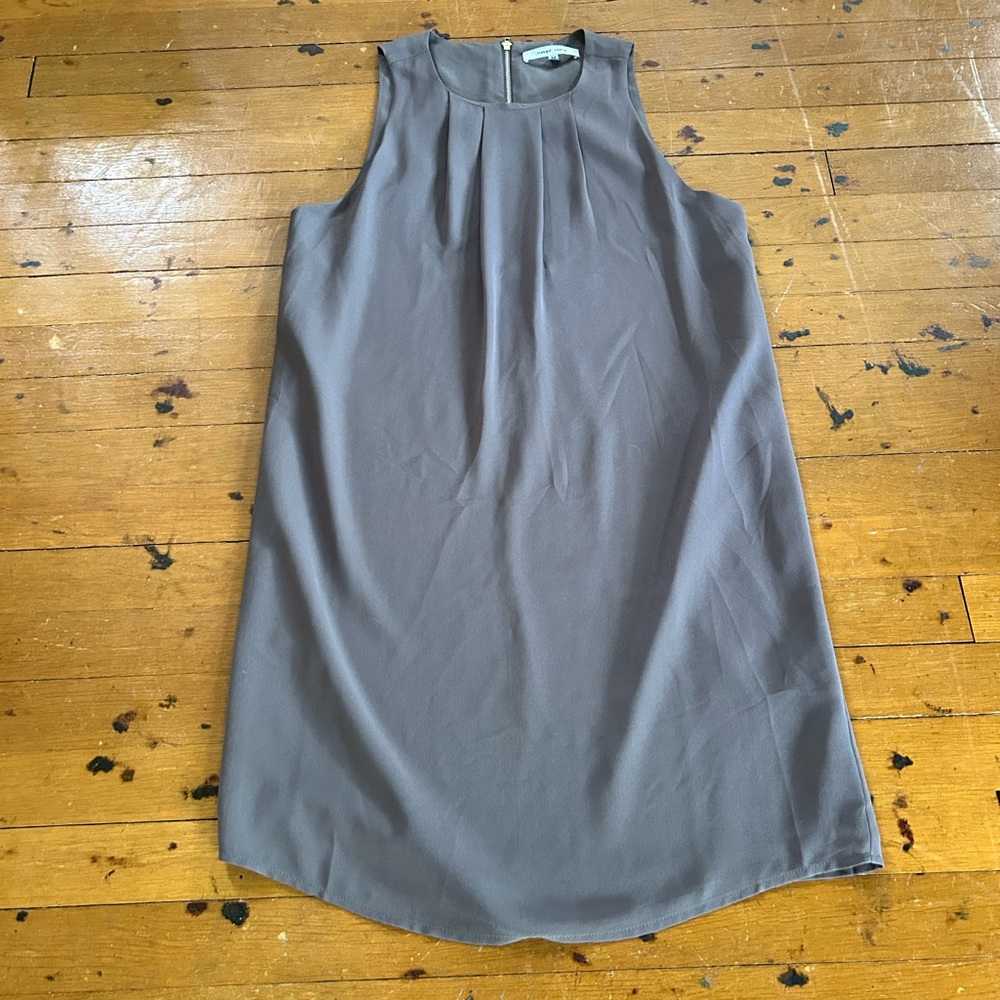 Naked Zebra Charcoal Sleeveless Midi Dress